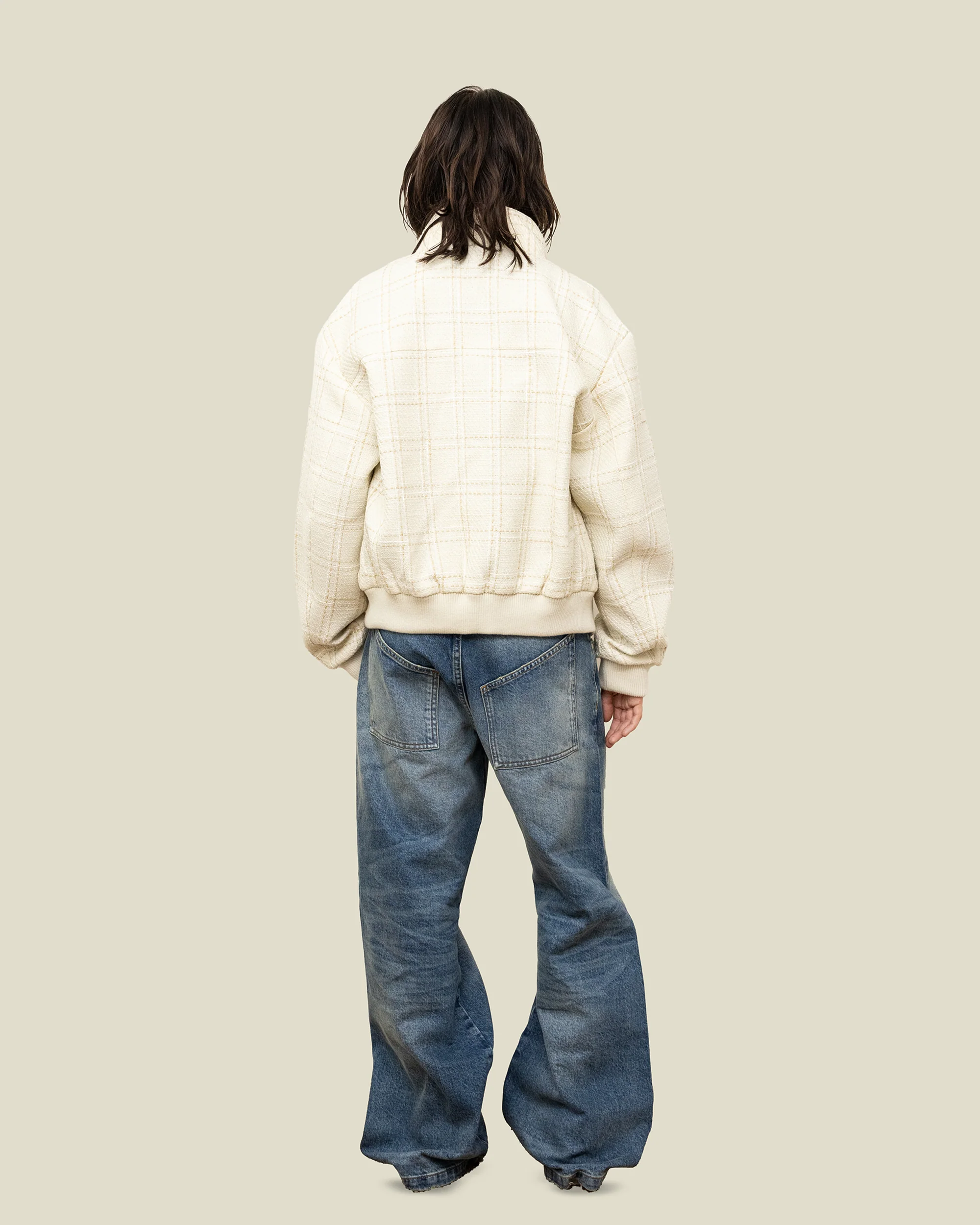 Beige Bouclé Jacket - Image 7