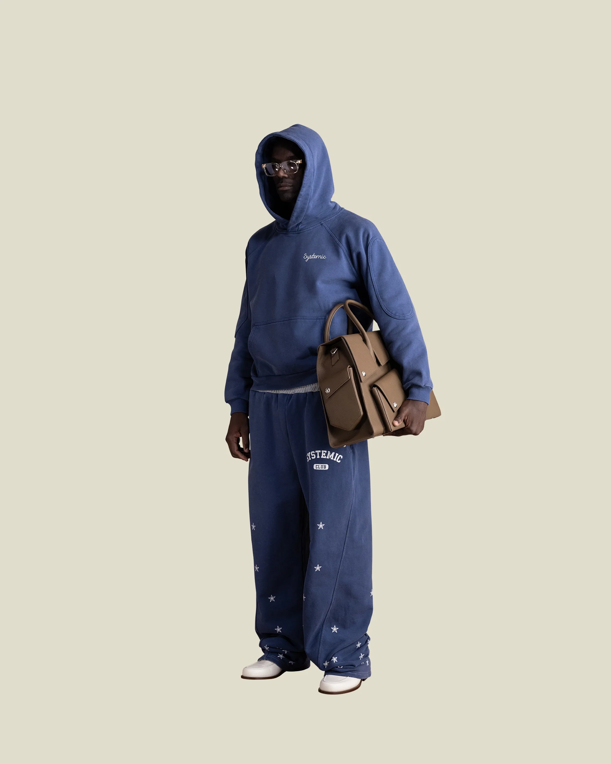 Chain Navy Hoodie - Image 4